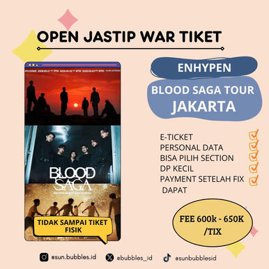 EARLY OPEN JASTIP ENHYPEN JAKARTA TOUR