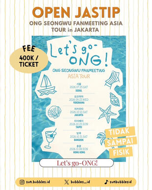 OPEN JASTI ONG SEONGWU IN JAKARTA