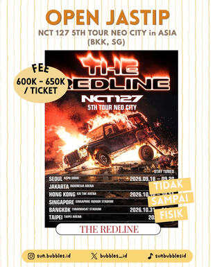 OPEN JASTIP NCT 127 THE REDLINE IN ASIA