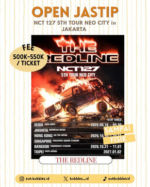 OPEN JASTIP NCT 127 THE REDLINE IN JAKARTA